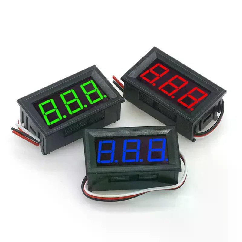 Digital Voltmeter DC 100V 10A Voltmeter Ammeter Dual Digital Volt Meter Gauge Electromobile Motorcycle Car