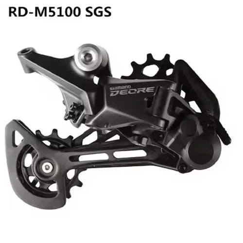 Imagen 2 del producto Shimano Deore M5100 M5120 SGS desviador trasero 11V sombra jaula larga 11 velocidades bicicleta de montaña desviador de bicicleta piezas originales de bicicleta