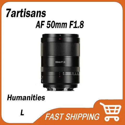 7artisans AF 50mm F1.8 Full Frame Large Aperture Autofocus Camera Lens for Portrait Photography with Sony E Nikon Z L-mount