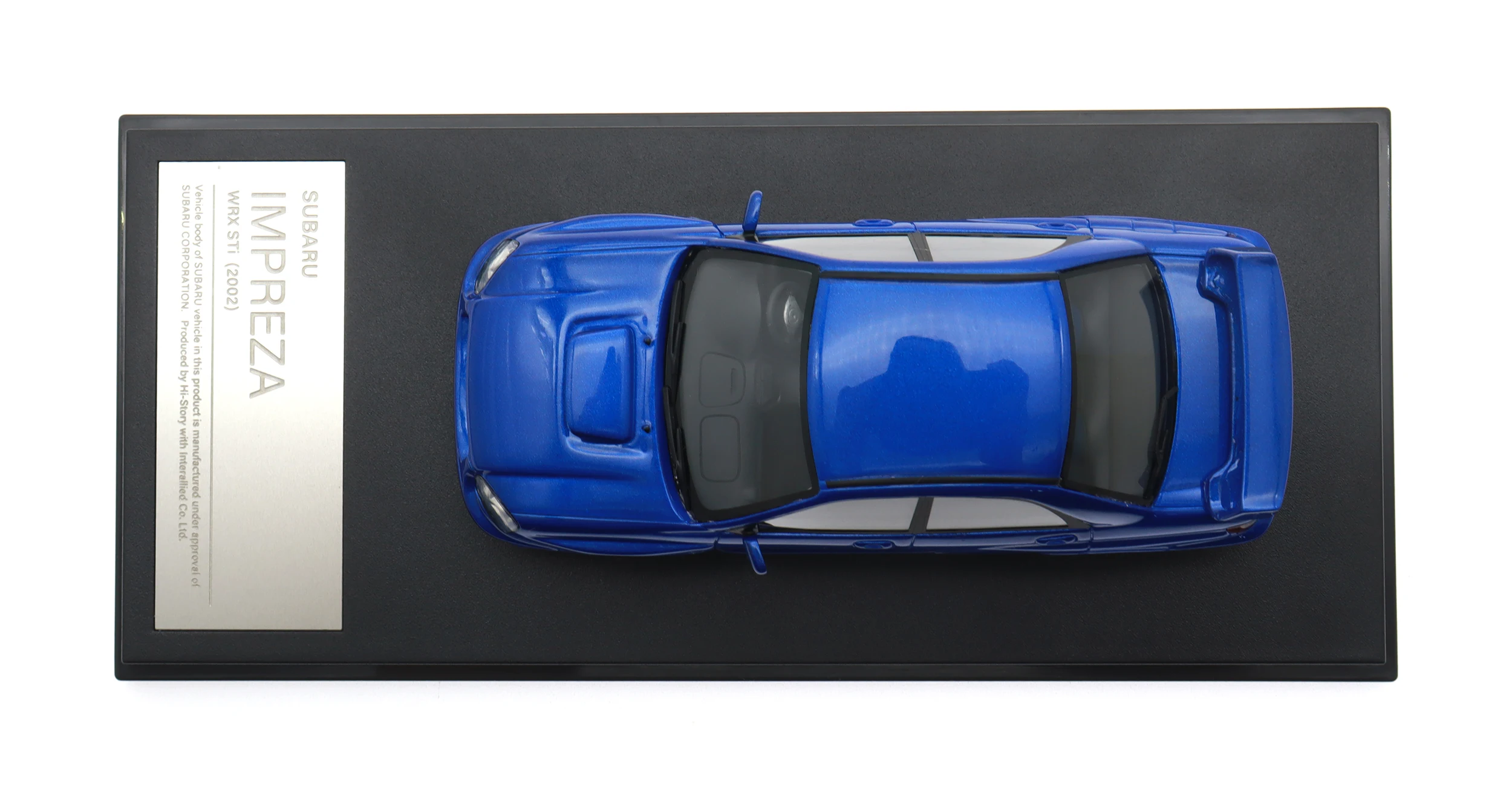 Hi Story-modelo de coleccionista de resina a escala 1/43 para J-43559 IMPREZA WRX STi 2002, coche de juguete, decoración de colección