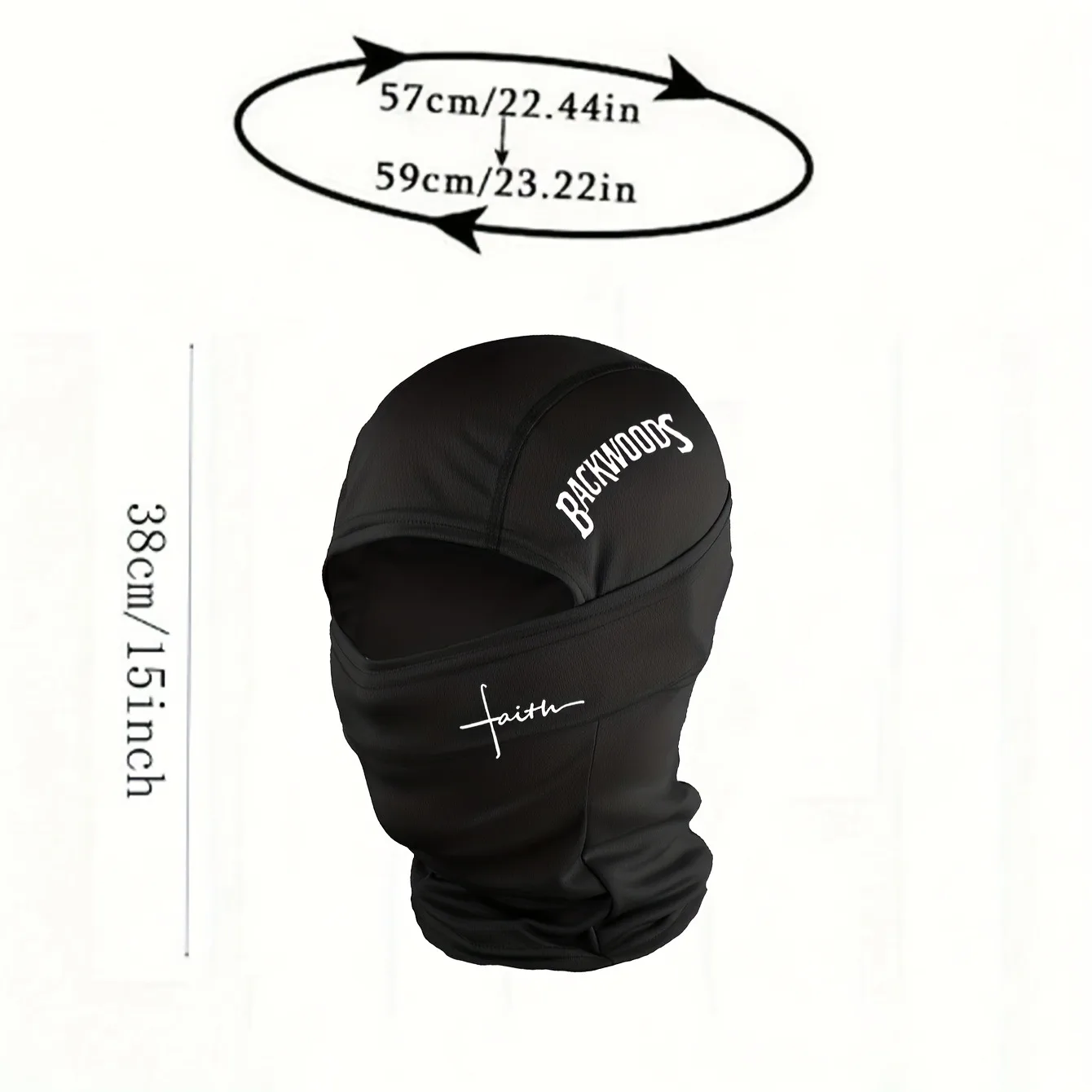 1 قطعة/2 قطعة/3 قطعة اختياري-قبعة بالاكلافا مطبوعة من الخشب الخلفي مقاومة للرياح والغبار قابلة للتنفس - قناع وجه كامل للرياضات الخارجية للجنسين #3