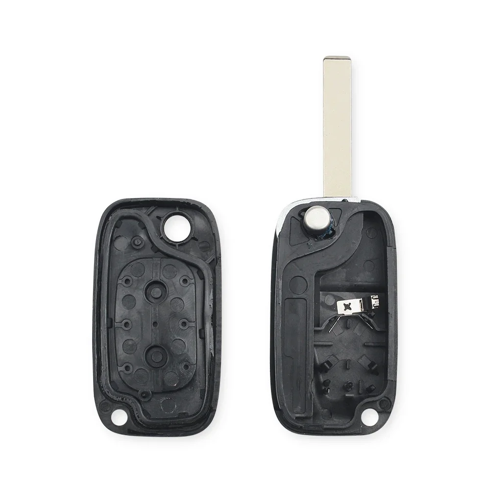 Dandkey HCA/Hu83 2 pulsanti modificato pieghevole chiave per Auto a distanza Shell per Peugeot 307 3008 308 408 CE0536 Flip Auto Key Fob Case