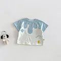 blue t-shirt