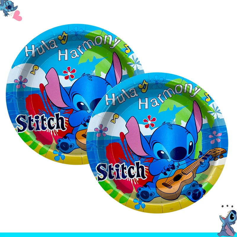 Stitch Decoration Birthday Lilo and Stitch Balloons Noise Maker Disposable Tableware Tablecloth Cups Plates Napkins Party Kit