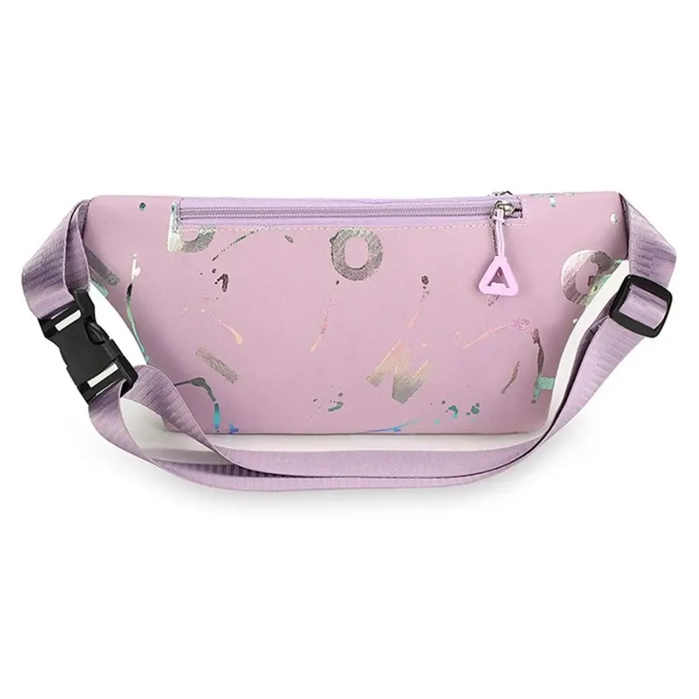 Oxford Cloth Multi-layer Crossbody Bag Large Capacity Waterproof Women's Fanny Pack Square Zipper Crossbody Chest Bag Gift