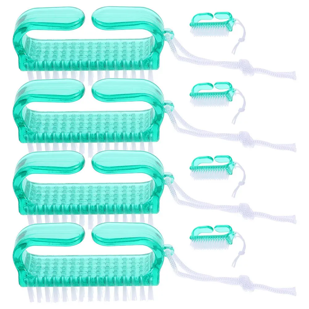 

8Pcs Nail Brushes Scrub Cleaning Fingernail Brush Set Nail Cleaner Tool for Manicure Pedicure Care Fingernail Brush