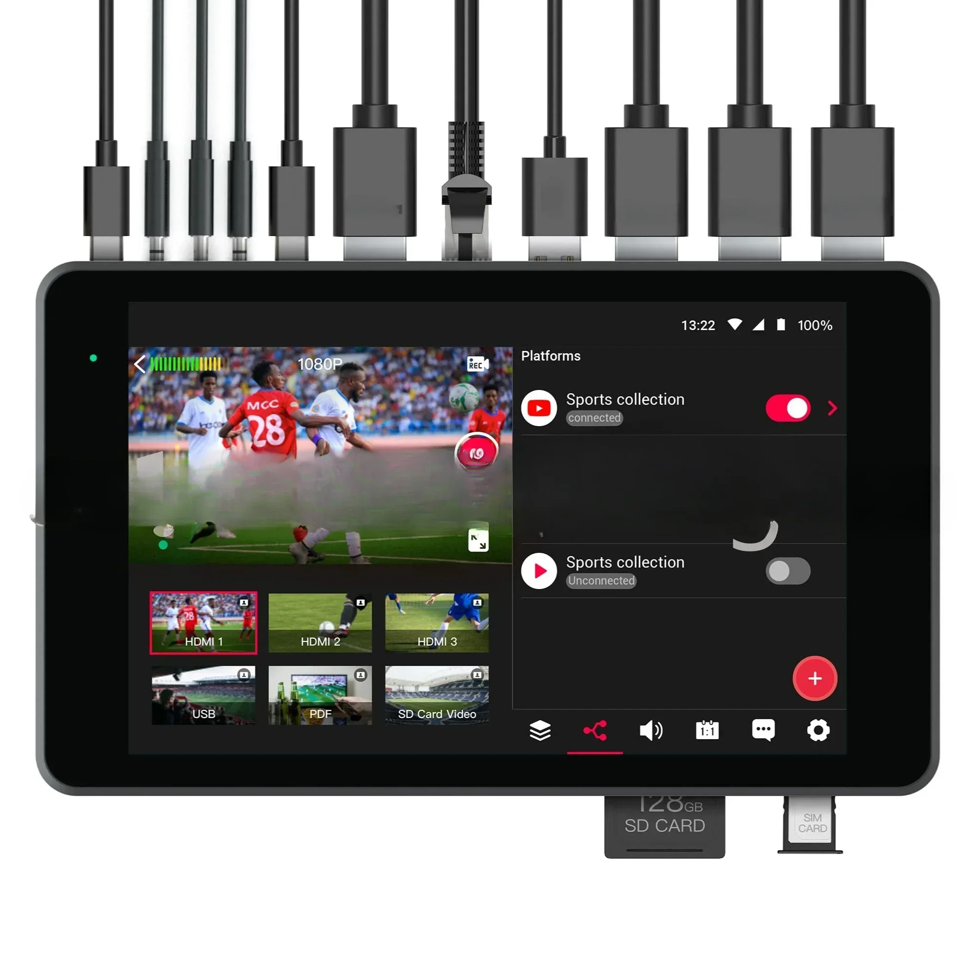 FOR The Ultimate All-In-One Multi-Cam Live Streaming & Switching System