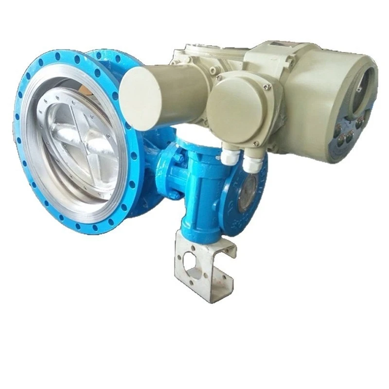 D943H-40P DN350 flashlight dual-purpose electric butterfly valve 485 communication protocol DZW30 with turbine bus type