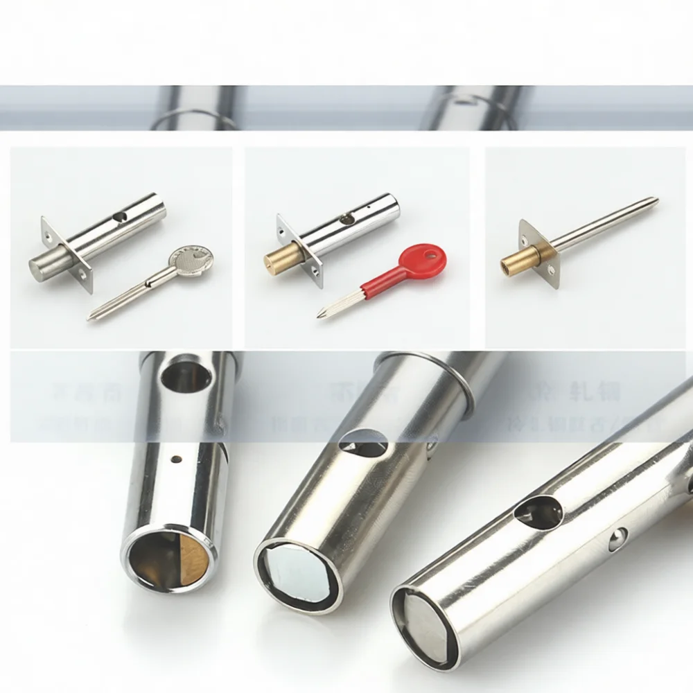 Concealed Maintenance Door Lock Stainless Steel Fire Rated Pipe Well Latch Invisible Access Panel Security Catch Bolt