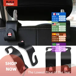 Car Seat Back Hooks Portable Hanging Bag Rack Accessories For Seat Cupra FR Racing Ibiza Leon Ateca Exeo Altea Toledo Tarraco