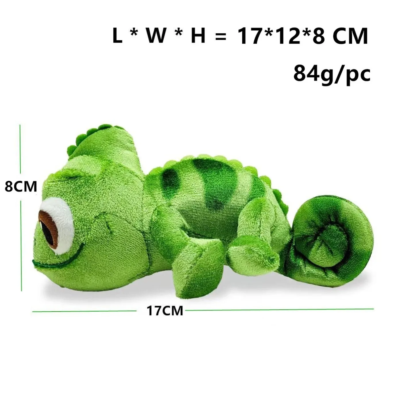 2026 Pascal Rapunzel Chameleon Lying Shoulder Plushie Toy Stuffed Doll Plush Toys Kawaii Pascal Decor Friend Birthday Gift view 3
