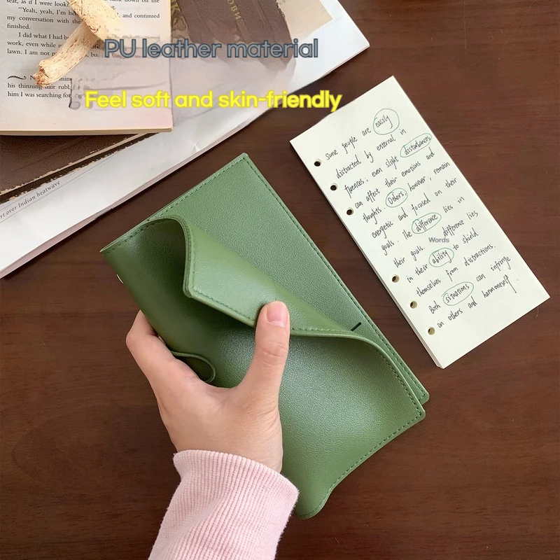 A6 خمر المسافرين الموثق دفتر فارغة كرافت مذكرات بولي Leather الجلود فضفاضة ورقة المفكرة مجلة كراسة الرسم اللوازم المكتبية الهدايا