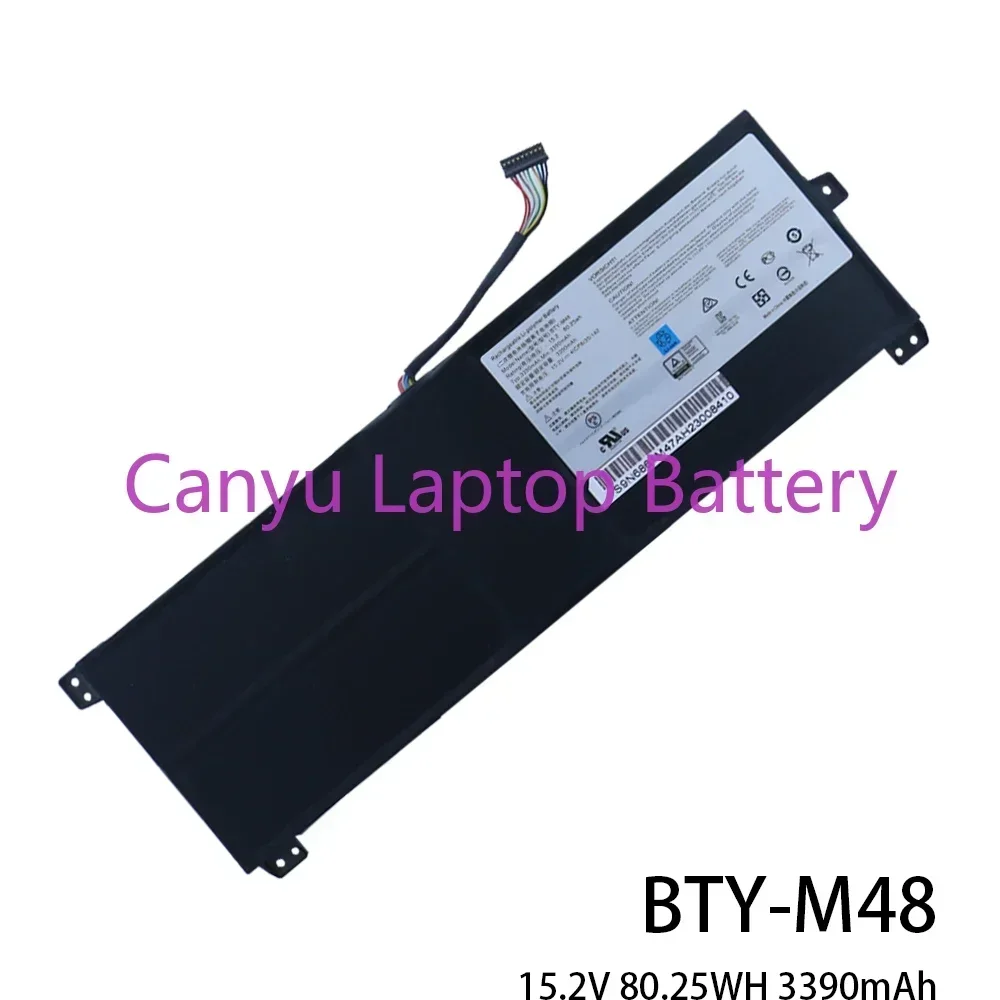 New BTY-M48   For MSI PS42 8RB 8RA 8RC For MECHREVO S1 S1-C1 4ICP5/41/119 15.2V 50WH/3390mAh Laptop battery