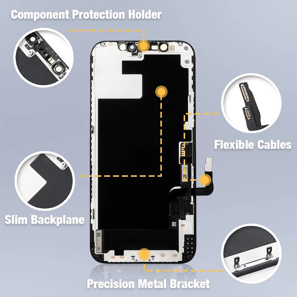 AAA+ Quality For iPhone 12 12Pro 12 Pro LCD Display Touch Screen Digitizer Assembly for 12pro Screen