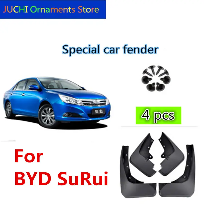 

Car Fender Mudguard Splash Flaps Mud Guard Mudflap Accessories for BYD SuRui , BYD surui