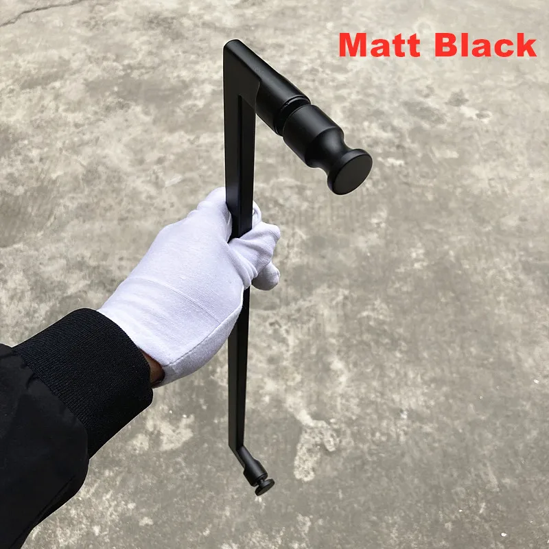 Imagem -06 - Muito Estreito e Simples pé Sólido 304 Banheiro Chuveiro Porta de Vidro do Punho Sj2027t Aço Inoxidável