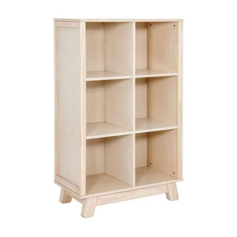 Hudson Cubby Bookcase in Washed Natural