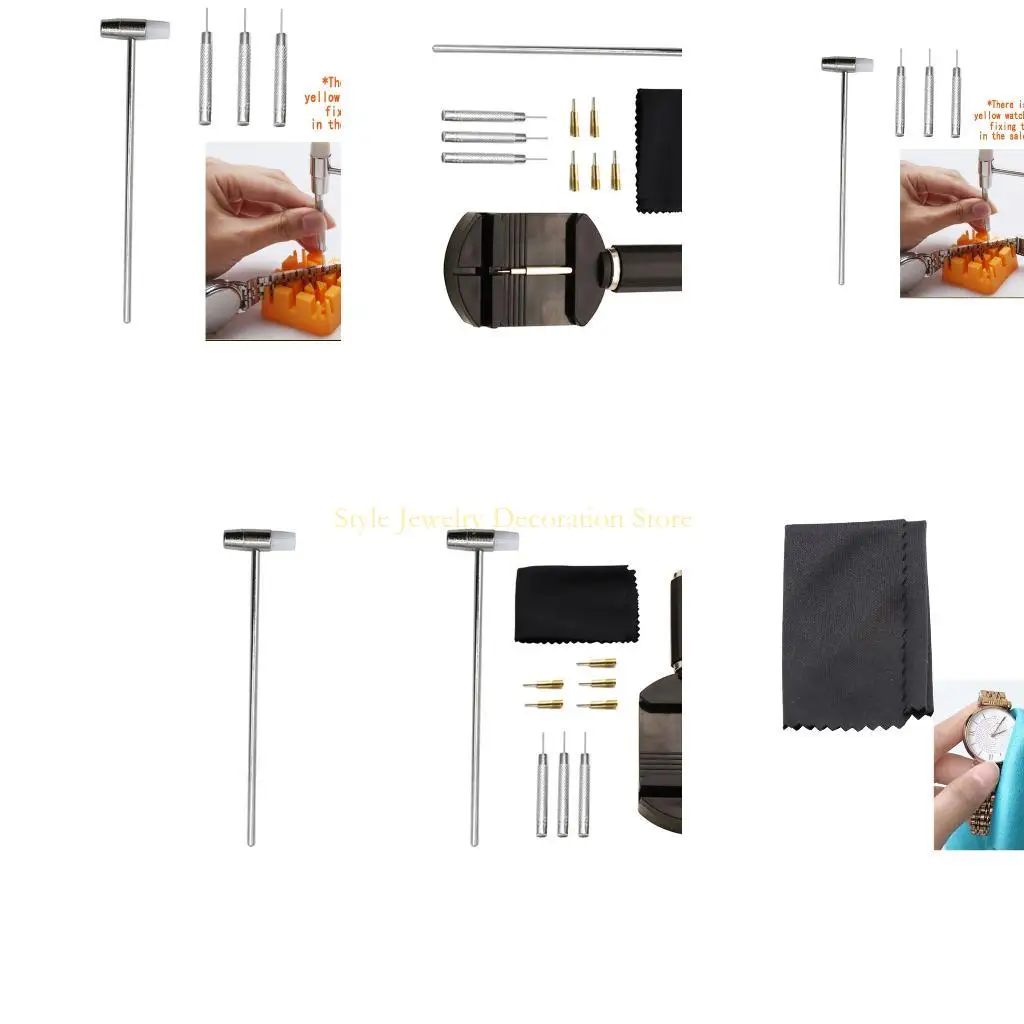 

D46E 11Pcs Watch Repair Set Pin Remover Regulator Bracelet Adjuster Maintenance Tool