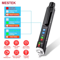MESTEK Non Contact Voltage Detector Pen AC Voltage Detector 12V/48-1000V LED Light AC voltage Detector Tester Pen Sensor Tester