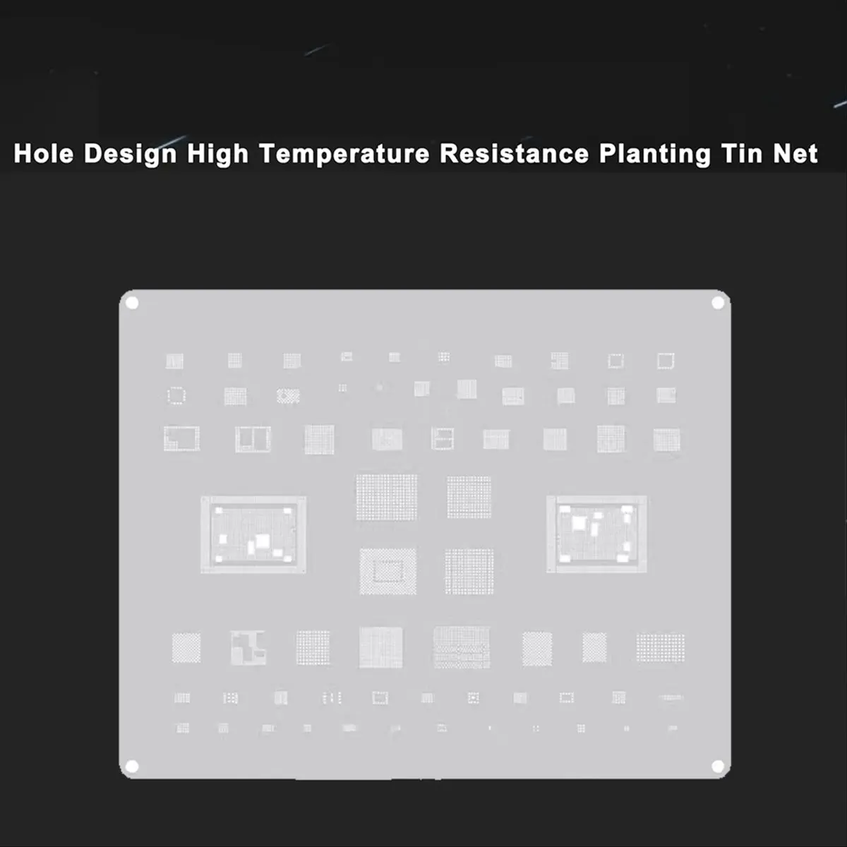 A67T NEW BGA Reballing Stencil for Motherboard CPU IC Planting Tin Template Steel Mesh