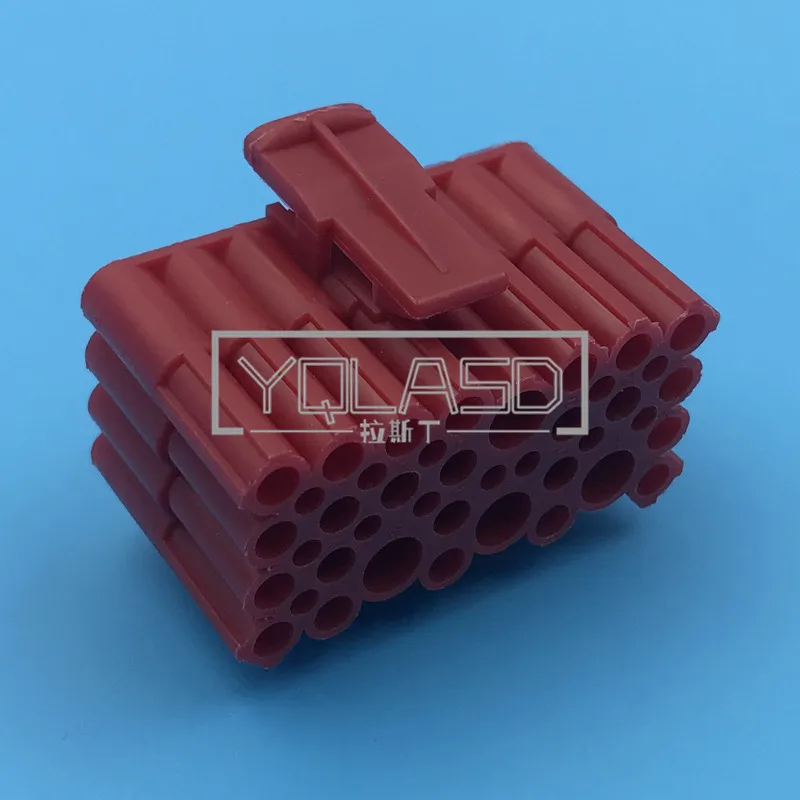 1 Set 28 Way 926673-1 Red Car Composite Plug AC Assembly High Quality Auto Wiring Unsealed Connector