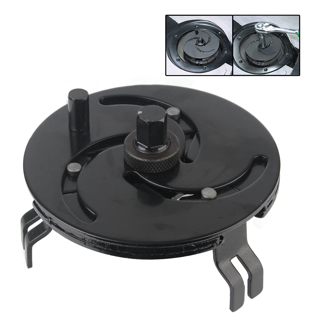 

Car Repair Tools Adjustable Car Fuel Tank Lid Wrench Removal Tool Remove Oil Cover Pump Cap Spanner 3 Jaws Auto Accessories