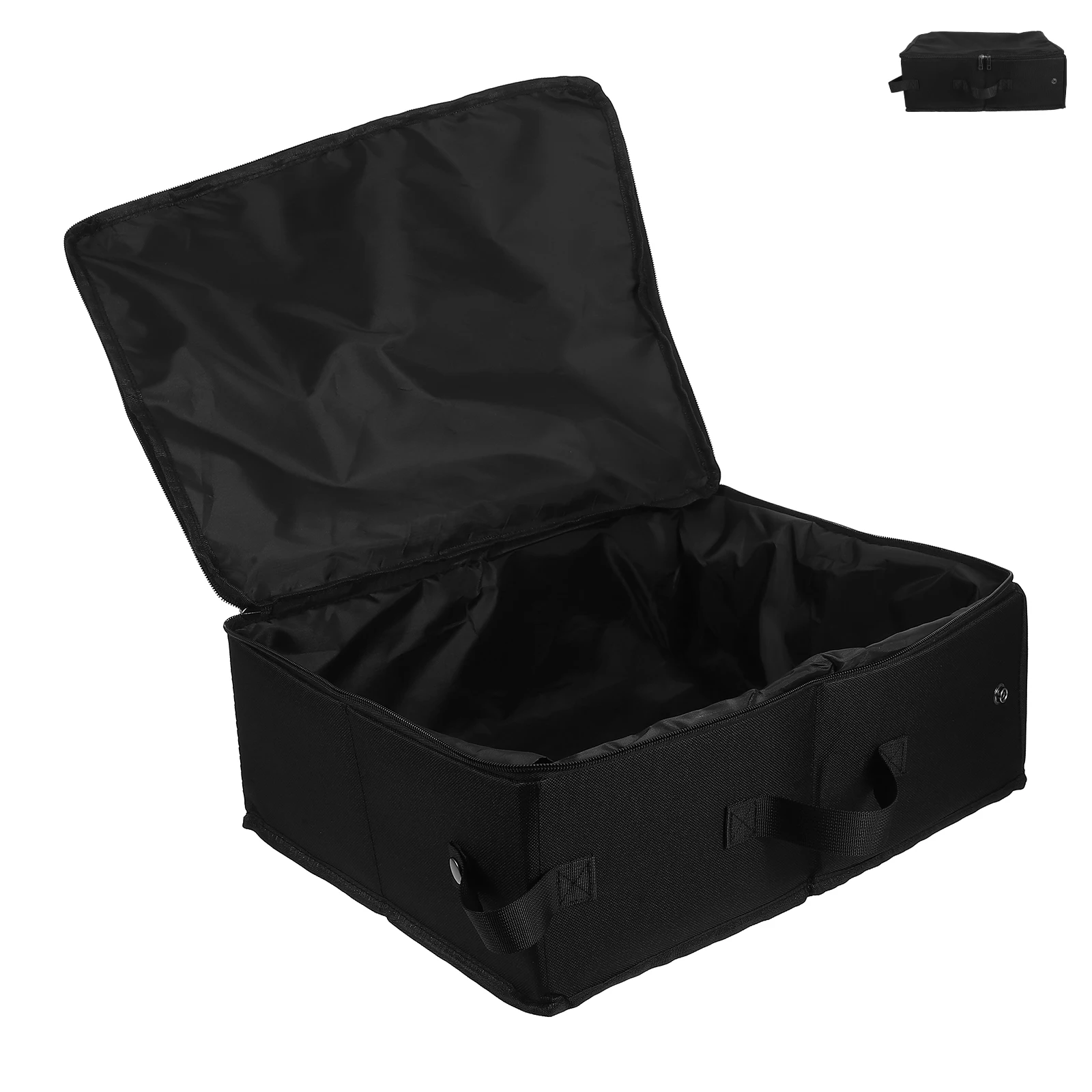 

Portable Cat Box Black Small Portable Litter Box Animal Travel Foldable Durable Polyester Camping Road Trip Hotel Use