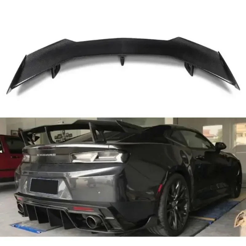 

Real Carbon Fiber / FRP Car Rear Wing Trunk Lip Spoiler For Chevy Chevrolet Camaro 1LE 2016 2017 2018 2019 2020 2021 2022