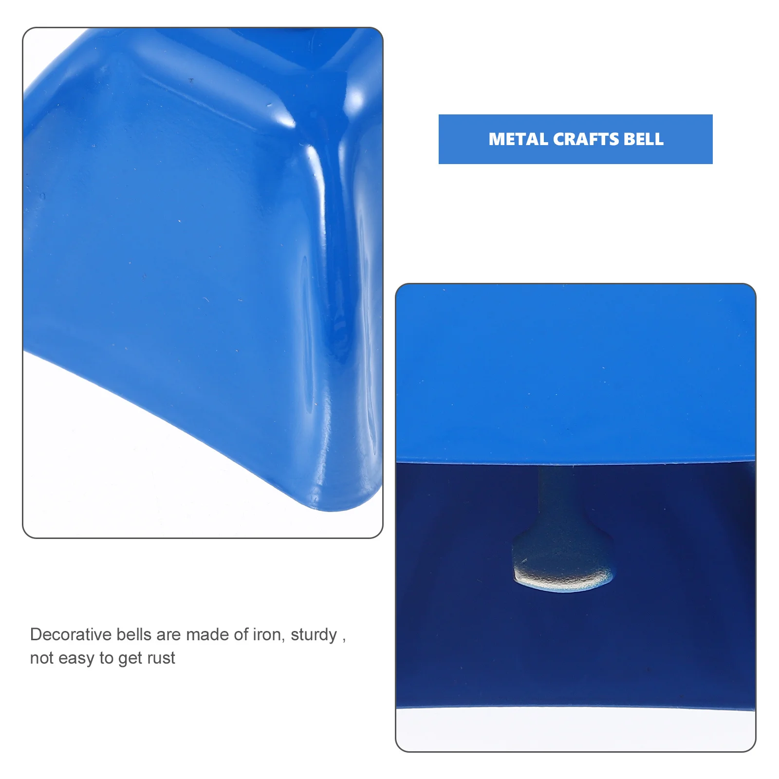 

Metal Craft Bell Vintage Hanging Pendant for Christmas Tree Wind Chime Wall Door Decor Festive Holiday Ornament