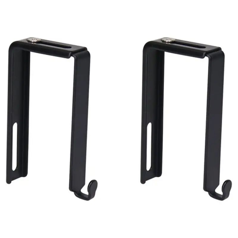 ABYN-Metal Universal 12PCS No Drill Hook Adjustable Cubicle Hangers Wardrobe Hook Partition Hanger Accessories