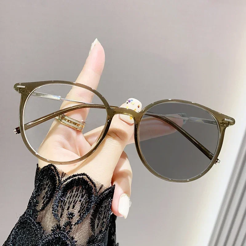Mode im Freien wechselnde Farbe photo chrome Myopie Brille Unisex UV-Sonnenbrille mit Minus-Dioptrien für Frauen-206-191-639 – Detail 1