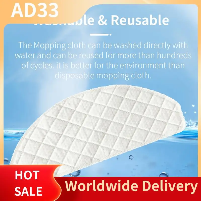 30Pcs Disposable Mop Cloth For Xiaomi Lydsto R1 Robot Vacuum Cleaner Parts Accessories Kit For Home Remove Dust