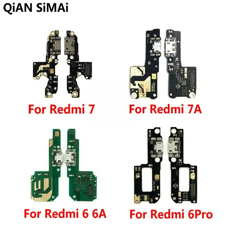 USB Dock Charging charge Port flex board Repair Parts For Xiaomi Redmi 6A 6 6Pro 7 7A 8A 9A 9C 9