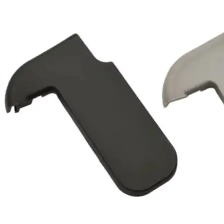 Grey Convertible Top Hinge Cover Hassle-free Installation Sleek Black Finish Polished Aesthetic Touch Plastic Construction