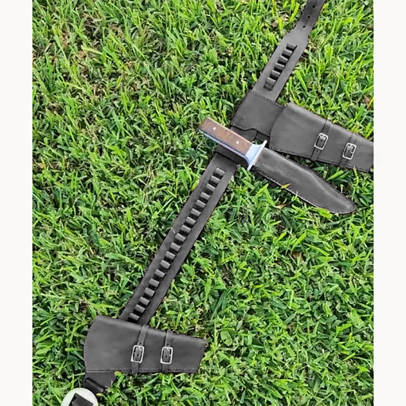 อุปกรณ์ประกอบคอสเพลย์อาร์เธอร์ มอร์แกน เกม RDR2 ซองปืนคาวบอยตะวันตก พร้อมเข็มขัด อุปกรณ์ประกอบบทบาทสมมติ