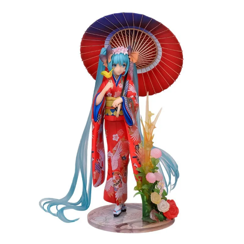 Fujichoco Hatsune Miku Floral Kimono Figure view 5