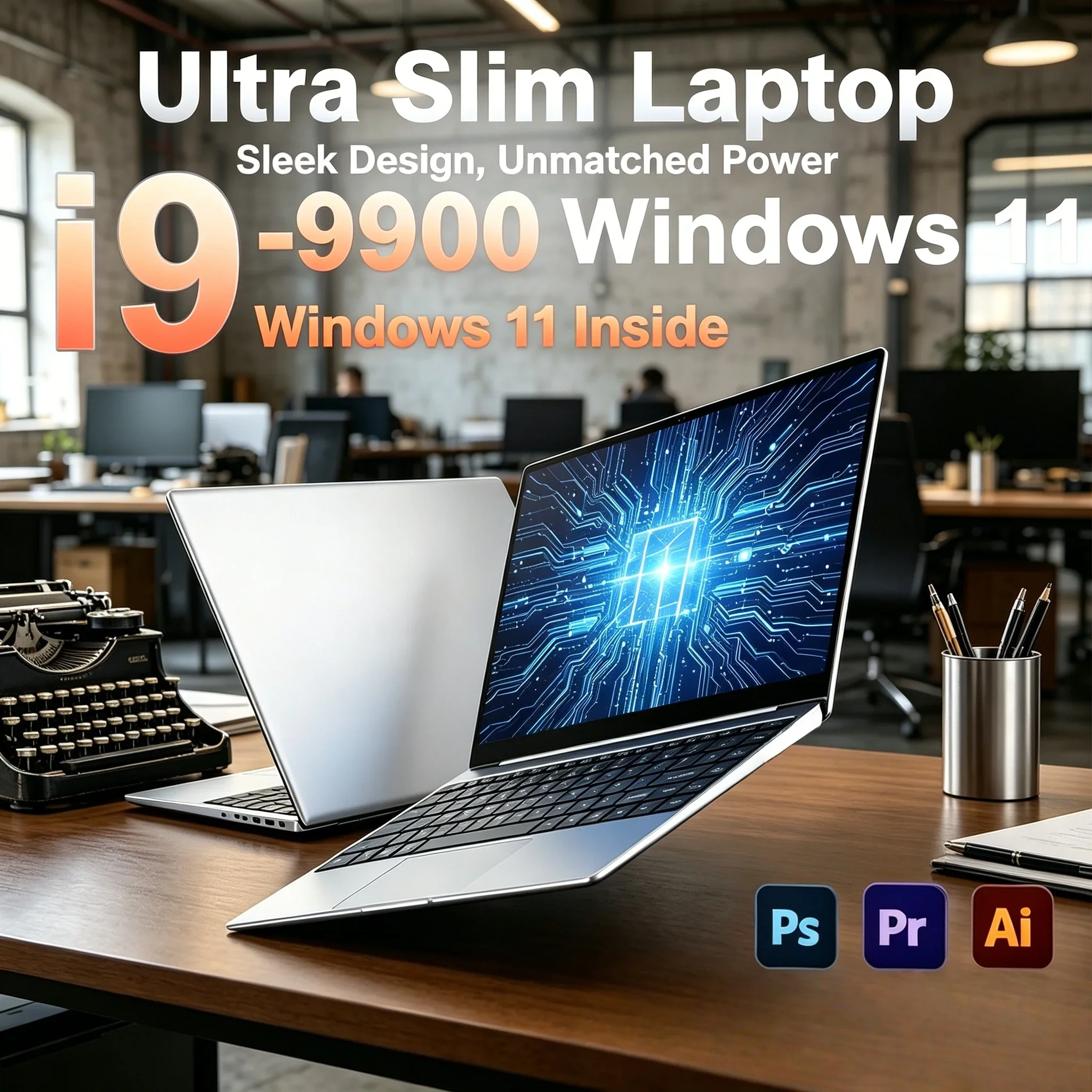 

Student Favorite 14.1" Global Gaming Laptop Intel I9-9900 32GB RAM 2TB SSD Portable Study Office Notebook