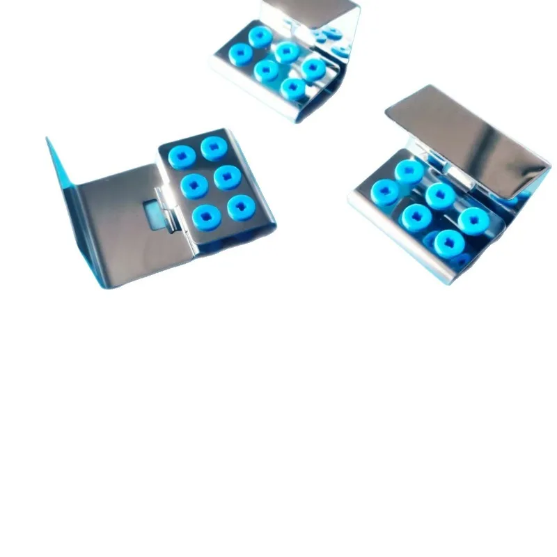 16 Holes Aluminum Alloy Silicone Sterilized Needle Frame 6 Holes Stainless Steel Open  24 Holes Grinding Head  Household