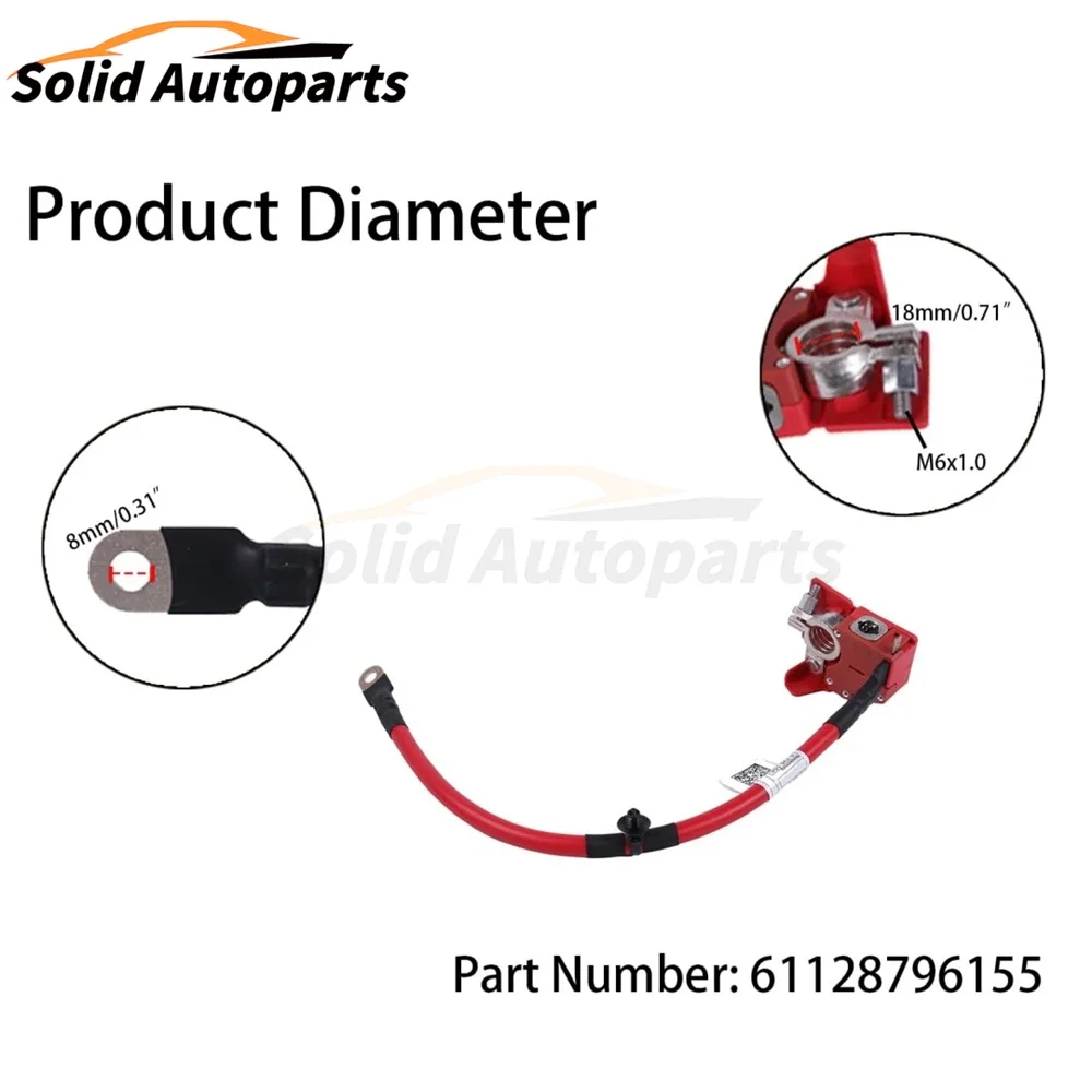 1PCS 61128796155 New Car Battery Fuse Positive Protection Cable Wire For BMW 3 4 Series G20 G21 G22 G23 H2