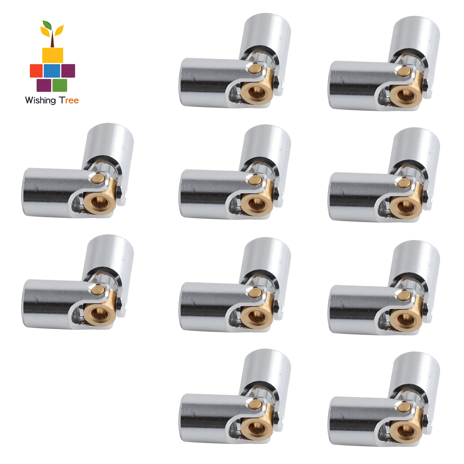

10PCS 3L Universal Joint Shaft Coupling for DIY Building Blocks MOC Robotics Projects