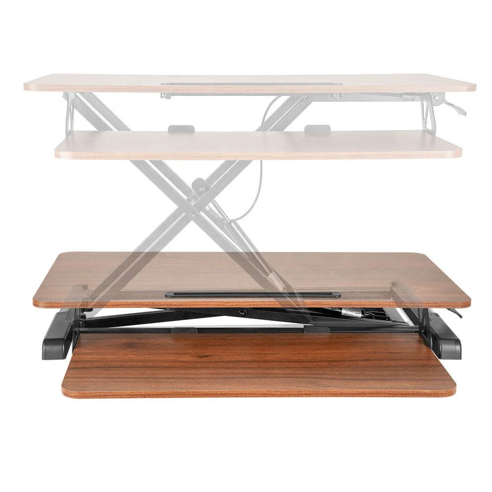 The Small Desk Frame Can Adjust Height-Adjustable Stand Up Desk Ergonomics Computer Desk Laptop
