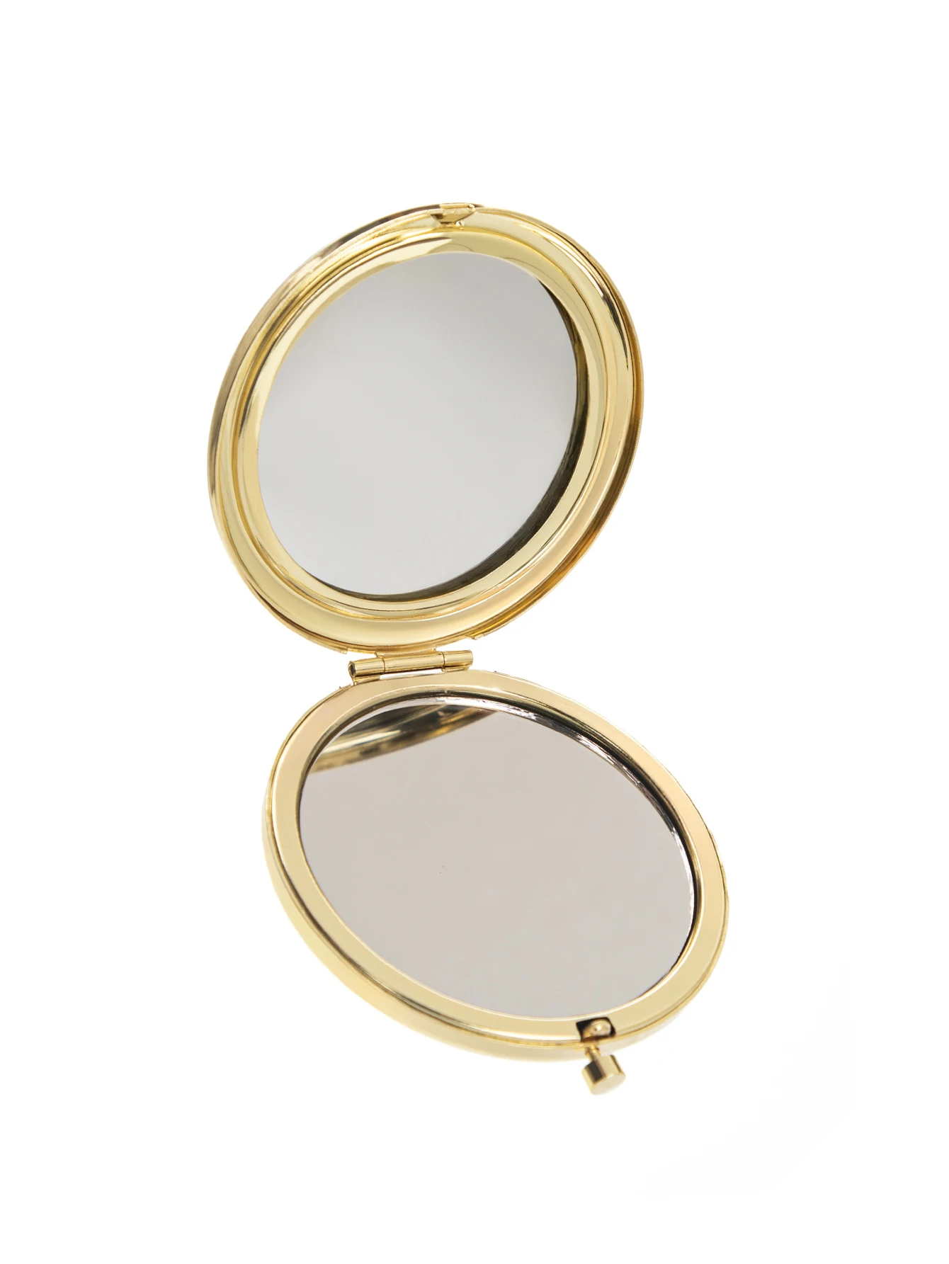 Portable Double Sided Round Compact Mirror Pocket Travel Handheld Cosmetic Magnifying Makeup Beauty Mirror