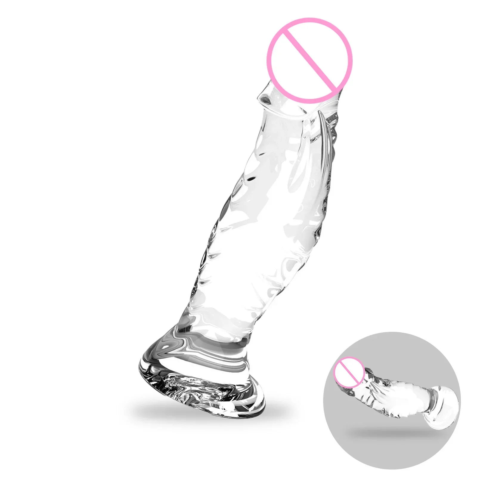 Suction cup dildo tpe soft sex toy G-spot anal plug masturbator suitable for adult male and female homosexuals 18+ - view 3