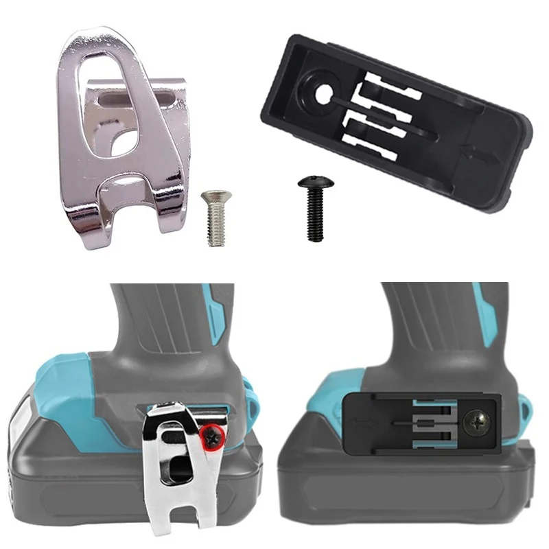 Belt Clip Hook Bit Holder Kit for Makita 18V Cordless Drills Driver Bit Holder Belt Hooks Electric Dril Power Tool Accessories