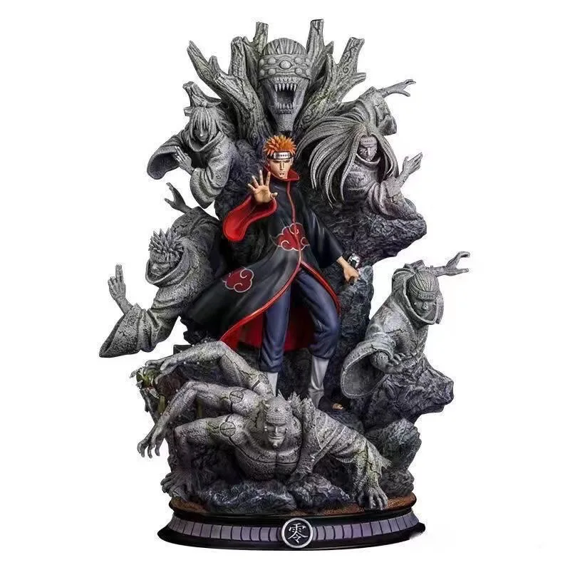 Figura de Naruto Anime Akatsuki Pain Gk, estatua de Pvc, modelo de muñeca, adorno de escritorio, decoración de escritorio coleccionable, juguetes para chico, novedad de 2026