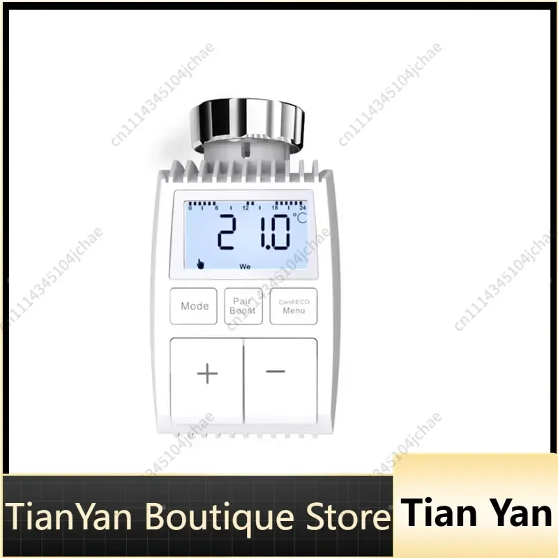 EE for Tuya ZigBee 3.0 Mini Radiator Actuator Valve Smart Programmable Thermostat Temperature Controller Voice Control with