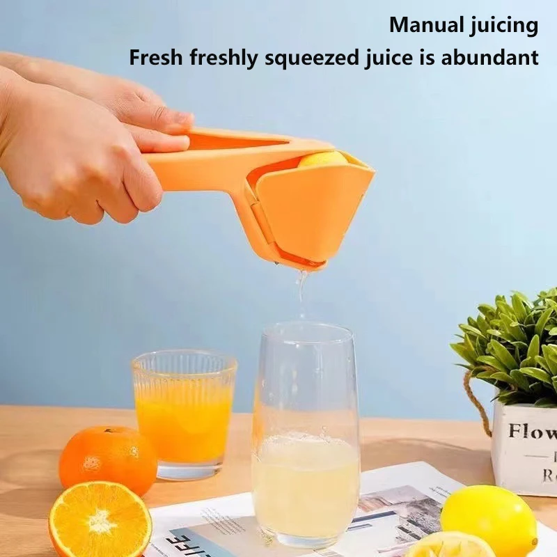 1pc Lemon Juicing Machine | Easy to Squeeze Manual Lemon Juicing Machine Foldable and Flat to Save Storage Space Citrus Juicin