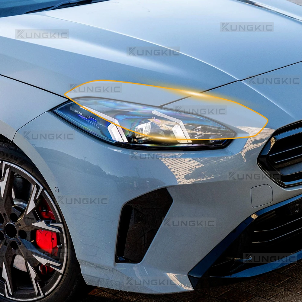 TPU لسيارة BMW الفئة الثانية جران كوبيه F74 2025، مصباح أمامي، رؤية خلفية، عمود B، طبقة حماية طلاء، مضاد للخدش، واقي شفاف مدخن