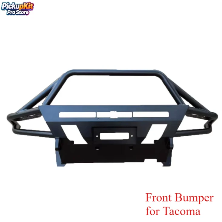 

Heavy-Duty Steel Bullbar Front Bumper for Tacoma 4x4 Off-Road High Direct Fit Pickup Truck Accessory