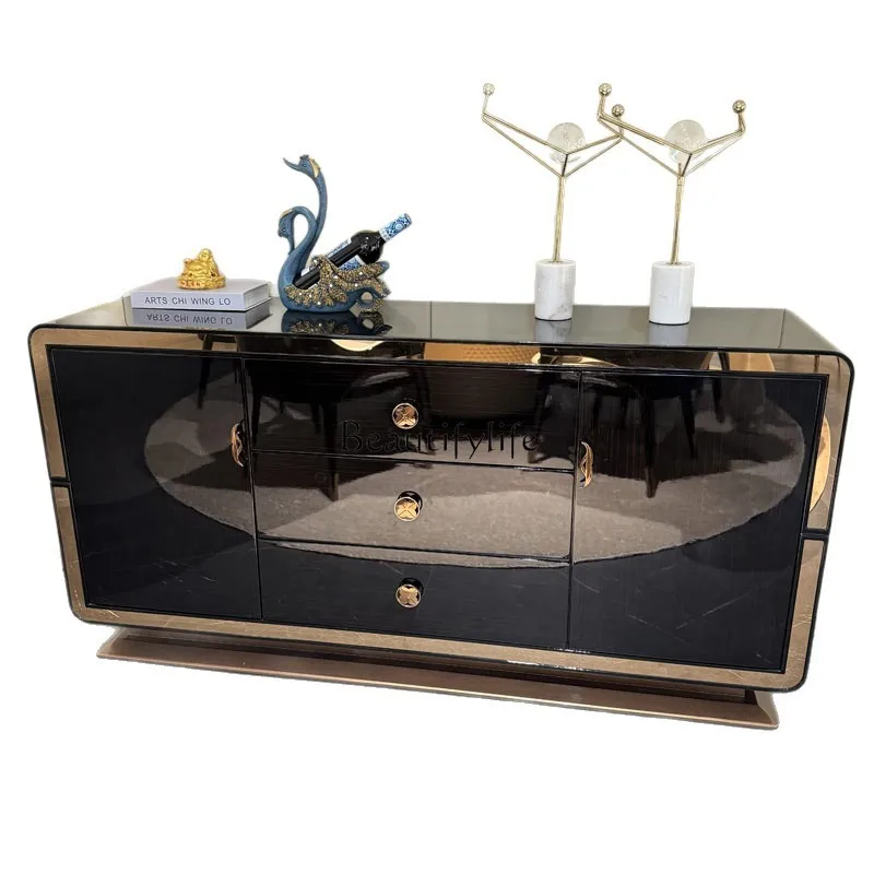 

1.6m Italian light luxury piano lacquered sideboard